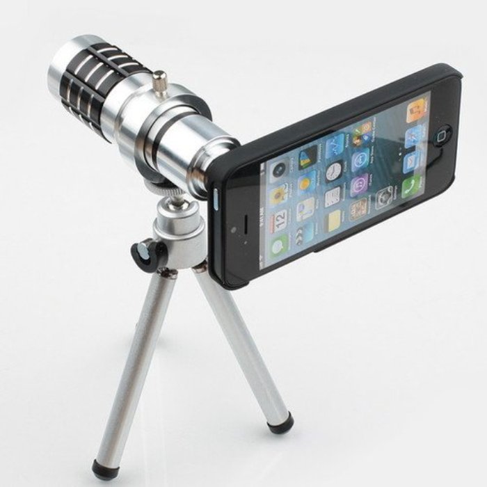 tripod with telephoto lens for iphone 5